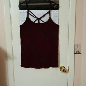 Burgundy Tank Top